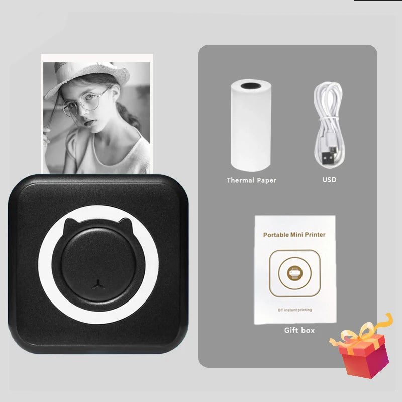 Mini Impresora Térmica Bluetooth – Fotos, Stickers y Documentos desde el Celular