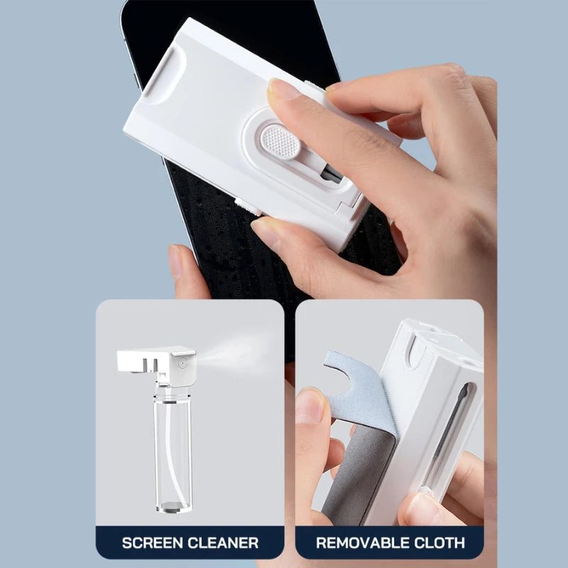 Kit Limpiador 8 en 1 – Teclado, Auriculares Bluetooth y Pantalla