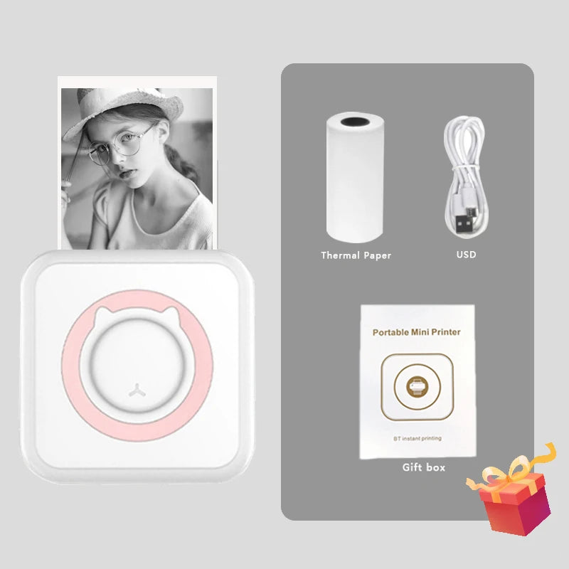 Mini Impresora Térmica Bluetooth – Fotos, Stickers y Documentos desde el Celular