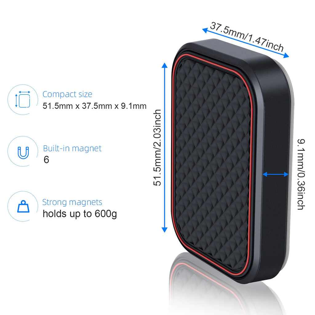 Soporte Magnético Adhesivo para Auto – Universal para Tablero y Heladera