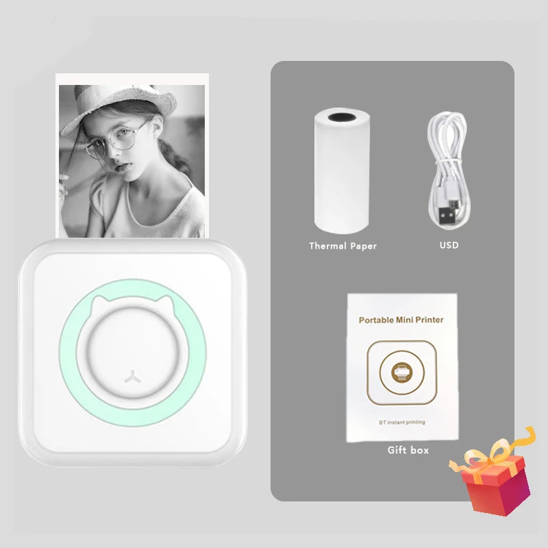Mini Impresora Térmica Bluetooth – Fotos, Stickers y Documentos desde el Celular