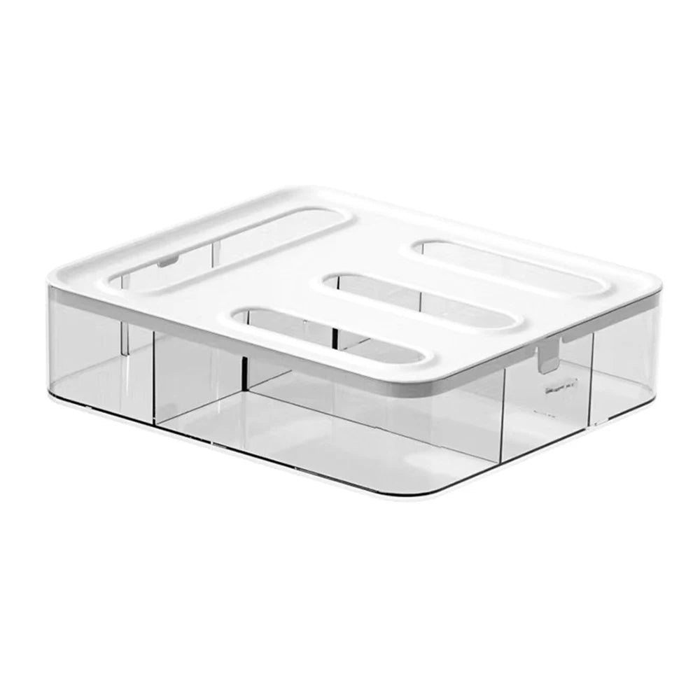 Organizador Plástico para Cajones de Cocina – Bolsas Ziplock, Utensilios y Más