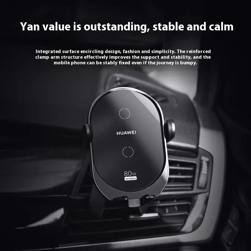 Cargador Inalámbrico para Auto 80W Huawei – Super Fast Charge con Enfriamiento