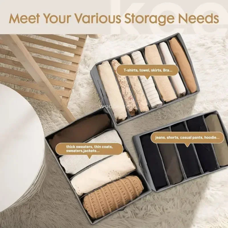 Organizador de Ropa Interior para Cajones – Modular y Expandible