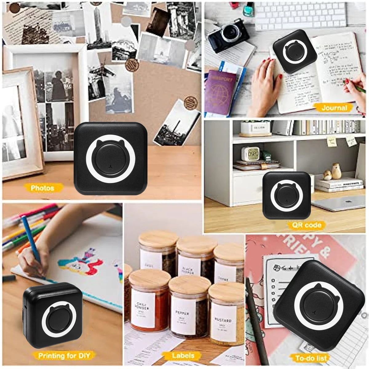 Mini Impresora Térmica Bluetooth – Fotos, Stickers y Documentos desde el Celular