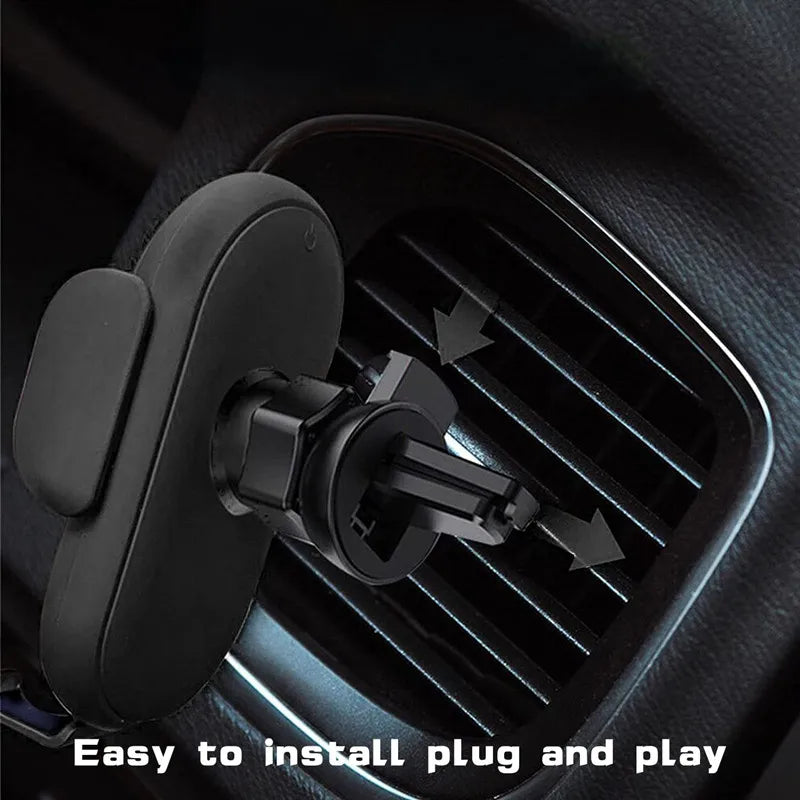 Soporte Auto con Carga Inalámbrica – Infrarrojo Inteligente y Rotación 360°