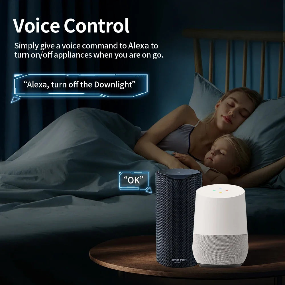 Enchufe Inteligente WiFi/Zigbee 16A/20A – Control desde el Celular con Monitoreo de Energía